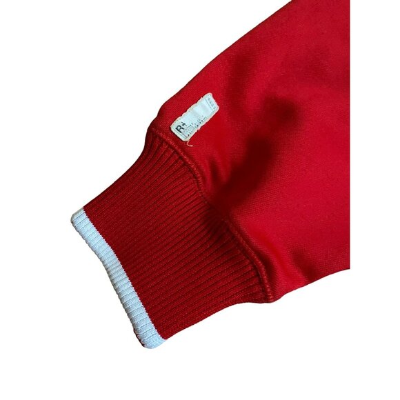 Rocawear Mens Red Track Jacket Full-Zip Logo Embroidered Pockets M - Picture 4 of 7